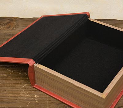 洋書風のシークレットボックス、小物入れ