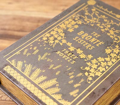 本型収納ボックスLサイズ、THE BRONTE SISTERSの上部