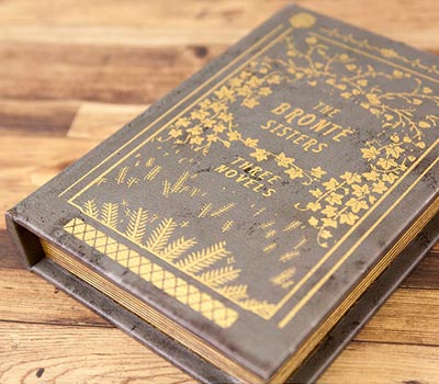 本型収納ボックスSサイズ、THE BRONTE SISTERSの上部