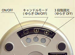 LEDの底面スイッチ