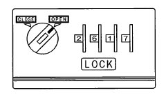 ツマミをOPENにする