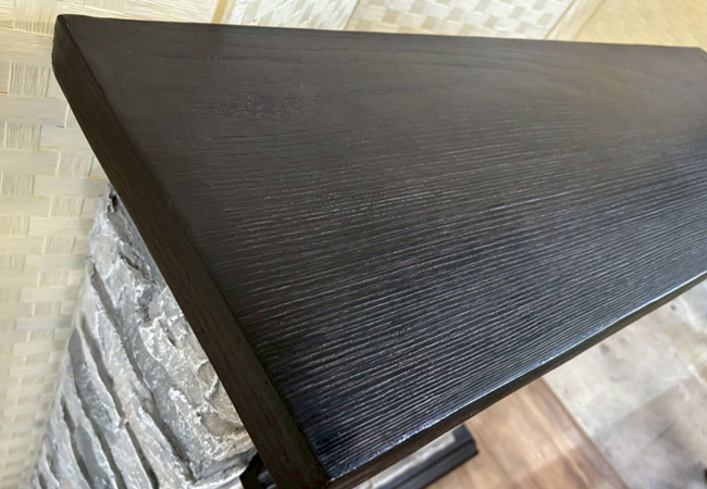 コンパクトな電気暖炉パイオニア2グレーストーンの天板