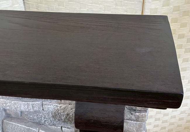 コンパクトな電気暖炉パイオニア2グレーストーンの天板その02