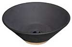 IBUSHI黒釉　陶器の水鉢