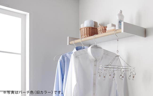 脱衣所に便利な壁付けラックWally