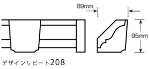 fyponモールディングMLD360の図面