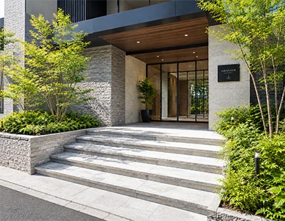 マンションのエントランス