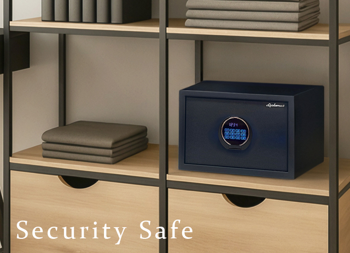 セキュリティセーフP33保管庫の使用写真