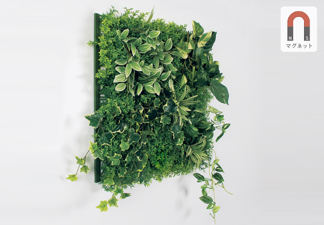 磁石でつくフェイクグリーンGR1247の横から見た図