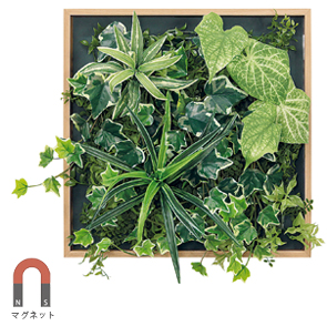 マグネット付き木目調フレームグリーンGR1255