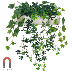 マグネット付きフェイクグリーンポットGR4490