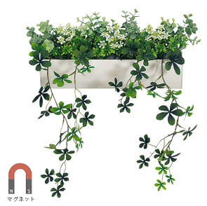 マグネット付きフェイクグリーンポットGR4492