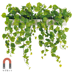 マグネット付きフェイクグリーンポット、GR4493