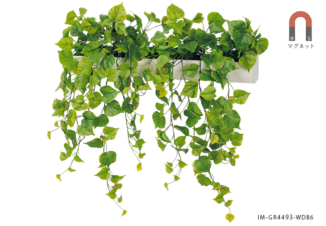 マグネット付きのフェイクグリーンポットGR4493