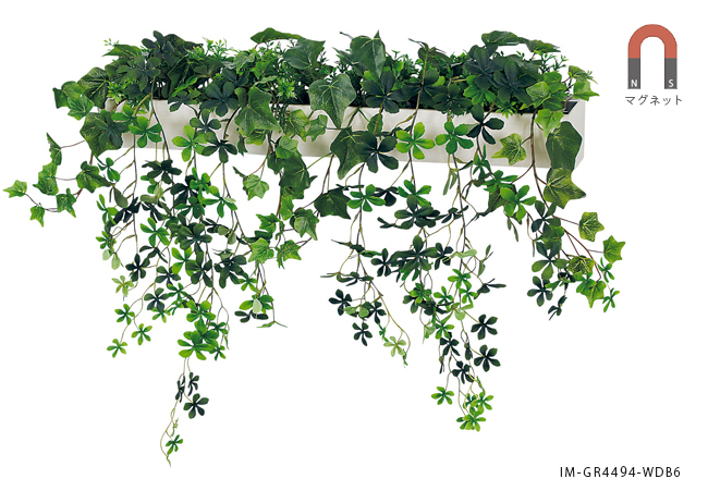 マグネット付きのフェイクグリーンポットGR4494