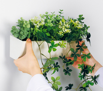 磁石でくっつくマグネットフェイクグリーンポット