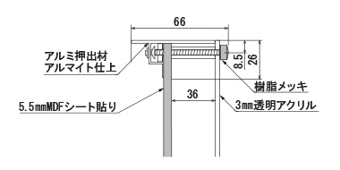 GR3561の断面図