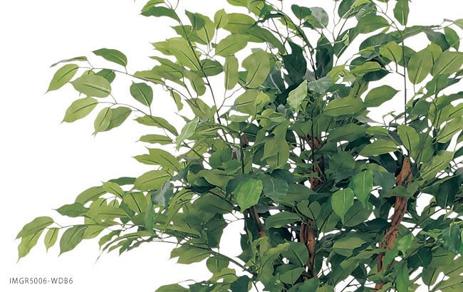 人工樹木鉢植えタイプ GR5006 本物そっくりの葉部分
