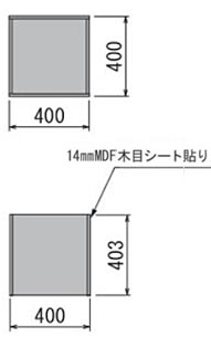 鉢植え風の人工樹木プランター、GR5008