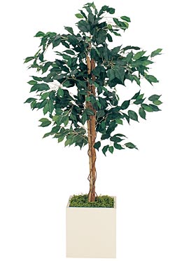 鉢植え風の人工樹木プランター、GR5013