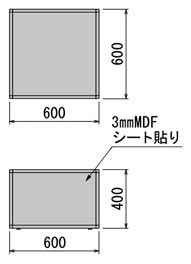 人工樹木BOXタイプ、GR5030の寸法図