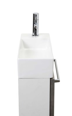 縁5mmの陶器製手洗いボウル