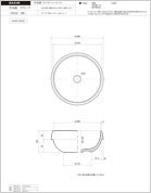 手洗い器グローブの図面アイコン