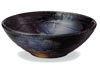 信楽焼　青ビードロ砂付き手洗い鉢（幅310mm）B031-04