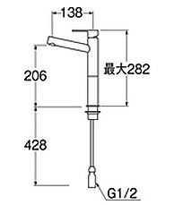 混合水栓01の図面