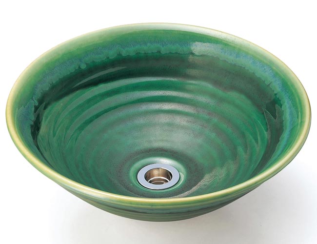 手洗いボウル、織部