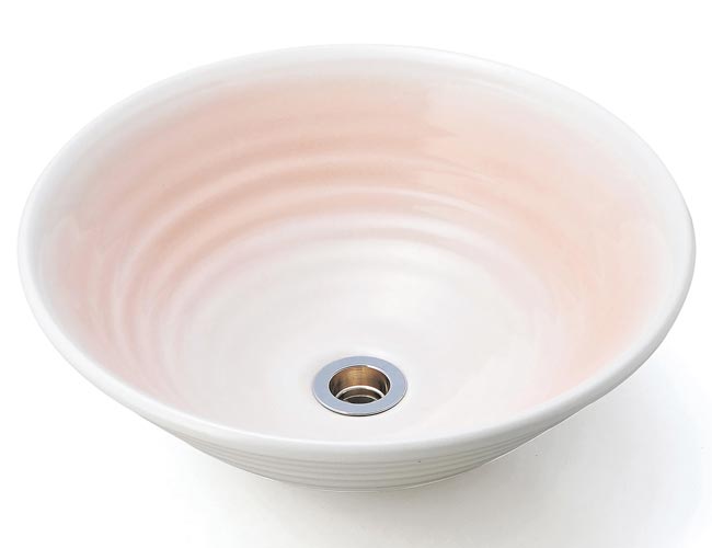 手洗いボウル、さくら釉