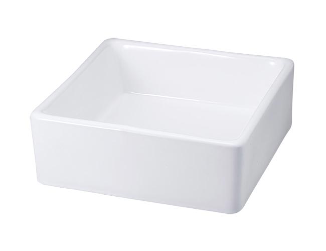 スクエア型ホワイト磁器手洗いボウルA-238