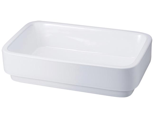 レクタングル型ホワイト磁器手洗いボウルA-239