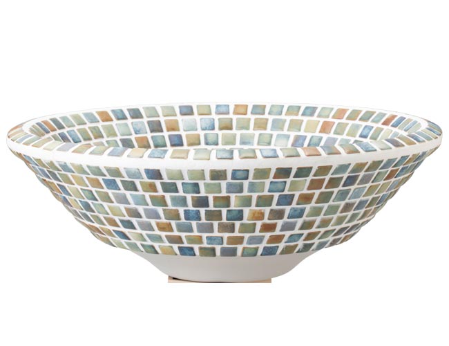 モザイクタイル洗面ボウルA-264の側面