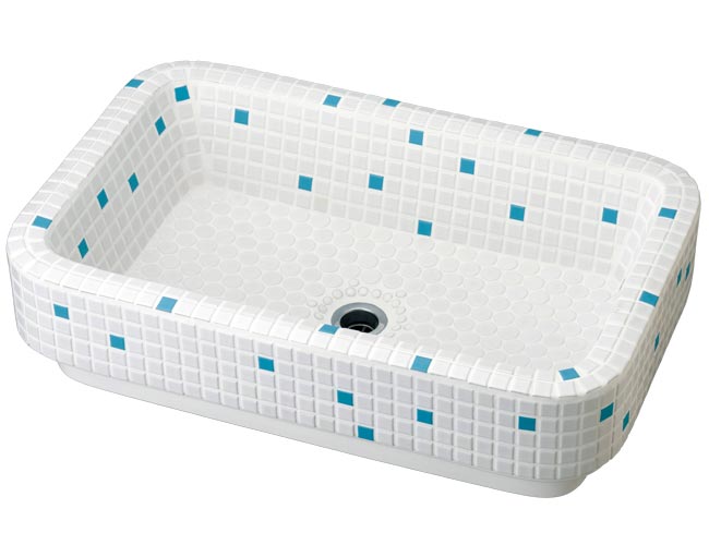 タイル手洗い器 オリジン レクタングル シエル A-270