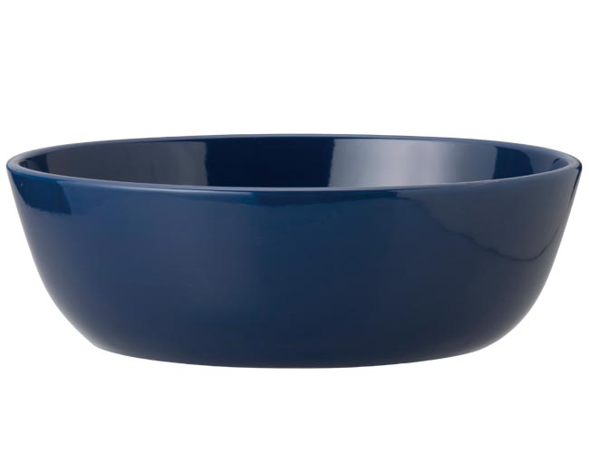 磁器製手洗い器Mugsネイビー、A-321