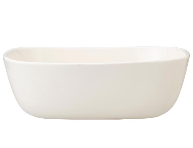 磁器製 手洗いボウル Mugs レクタングルA-330の側面