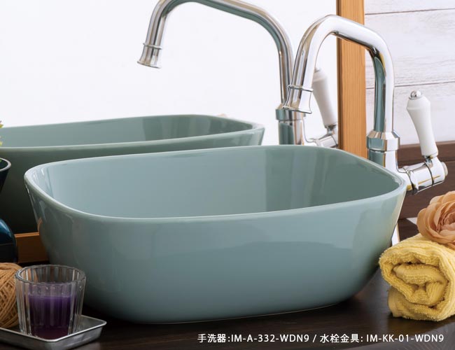 コンパクト手洗い器、Mugs アクア