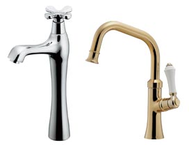 おしゃれな水栓金具