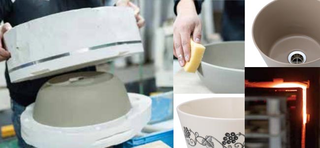 磁器洗面ボウルの特徴