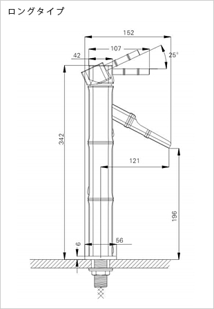 水栓金具J-10図面