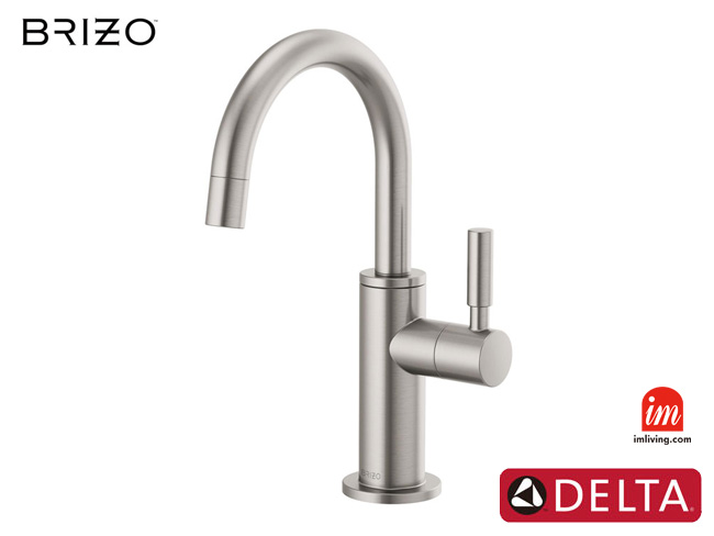 DELTA BRIZO 浄水器水栓 単水栓 アーク スパウト（ ステンレス ）61320LF-C-SS 正規認定販売店 アイエム