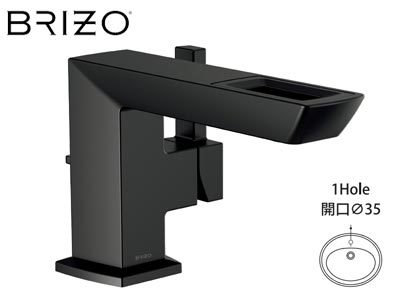 DELTA BRIZO 洗面用混合水栓 ヴェッティス マットブラック