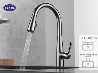 キッチン混合水栓 デルタ ESSA アークティックステンレス