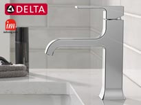 DELTA 洗面混合水栓 シングルレバー ヴェルム クローム